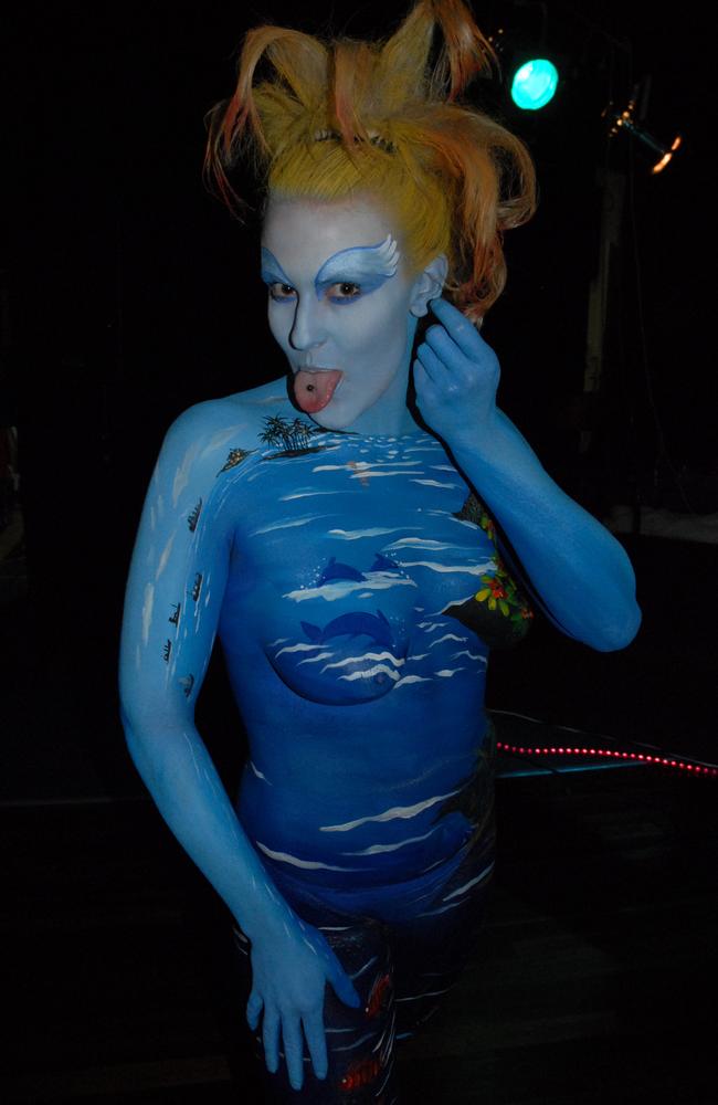 Erin Trost at the 2007 Body Art Carnivale.