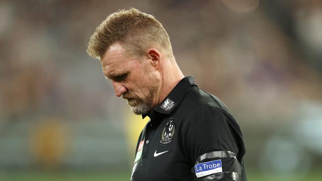 Where are Nathan Buckley and the Magpies at? Picture: Michael Klein