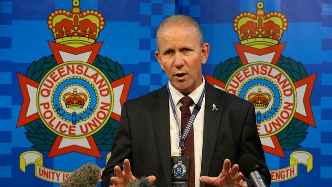 Queensland Police Union President Ian Leavers. Picture: David Clark