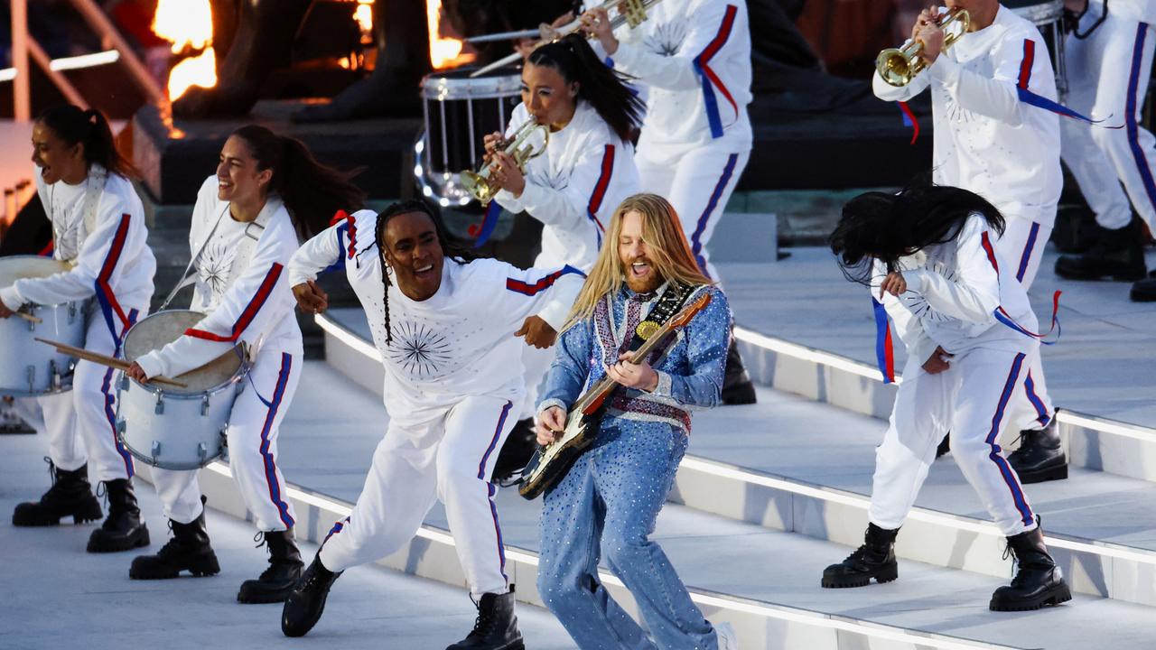 Sam Ryder on stage. Picture: Hannah McKay/WPA/Getty Images