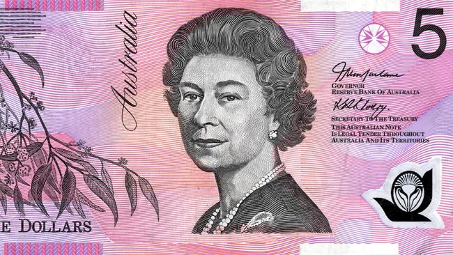 Her Majesty, Queen Elizabeth II, has appeared on the $5 note since 1992.