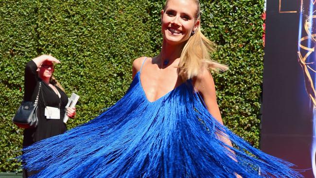 LOS ANGELES, CA - AUGUST 16: TV personality Heidi Klum attends the 2014 Creative Arts Emmy Awards at Nokia Theatre L.A. Live on August 16, 2014 in Los Angeles, California. Frazer Harrison/Getty Images/AFP == FOR NEWSPAPERS, INTERNET, TELCOS & TELEVISION USE ONLY ==