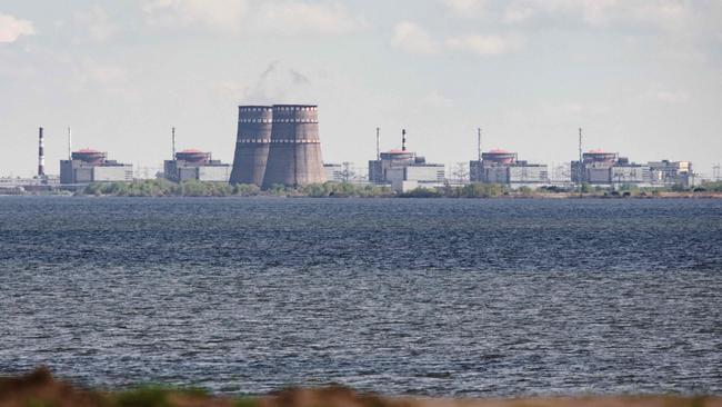 The Zaporizhzhia nuclear power plant is situated in the Russian-controlled area of Enerhodar. Picture: AFP