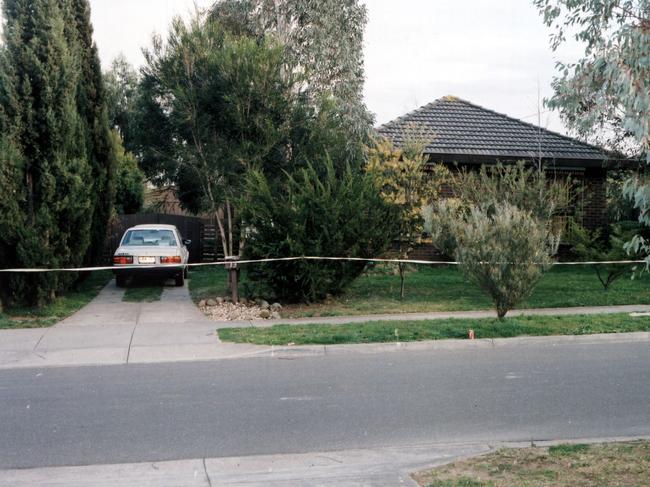 The Tapps home in Kelvin Drive, Ferntree Gully.