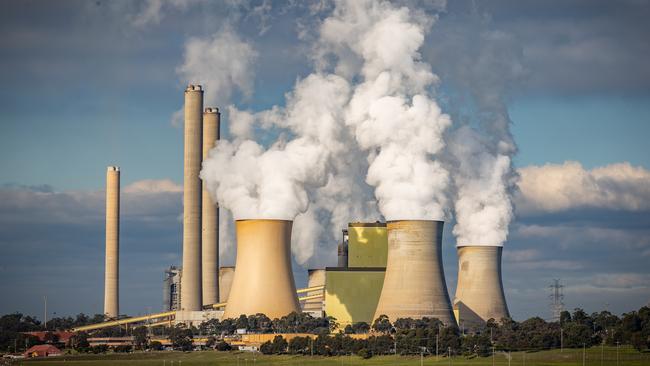 The Coalition will pledge to build seven nuclear power plants across Australia, including at Loy Yang in Victoria. Picture: Jake Nowakowski