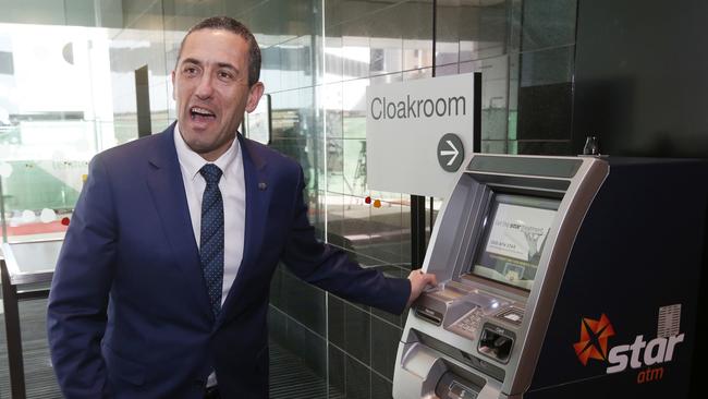 SA Treasurer Tom Koutsantonis arrives at the State Budget lunch. Picture: Simon Cross