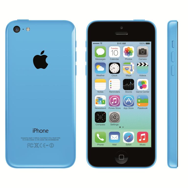 An iPhone 5C like the one the FBI tried to force Apple to unlock.