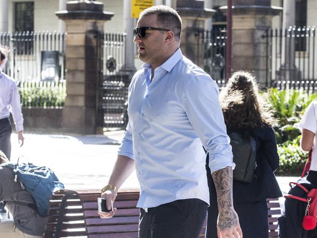 Cole arriving at the NSW Supreme Court last year.