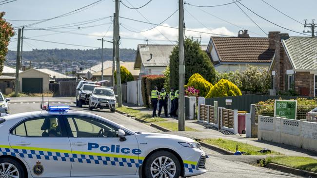 Shed fire at Verdun Street Mowbray where a child was found deceased and another seriously injured. Picture: Rob Burnett