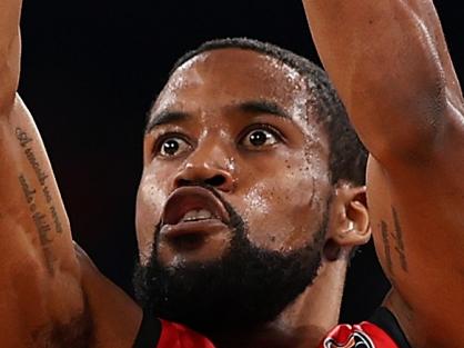 PERTH, AUSTRALIA - DECEMBER 01: Bryce Cotton of the Wildcats puts a shot up during the round 10 NBL match between Perth Wildcats and New Zealand Breakers at RAC Arena, on December 01, 2024, in Perth, Australia. (Photo by Paul Kane/Getty Images)