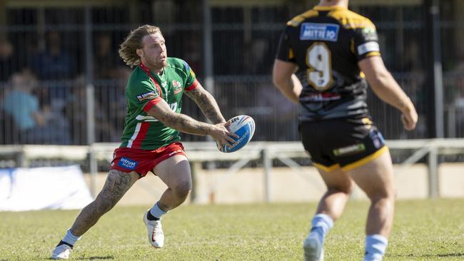 Wynnum Manly Seagulls hooker Jayden Berrell in action during the Intrust Super Cup. Credit: Wynnum Manly Seagulls