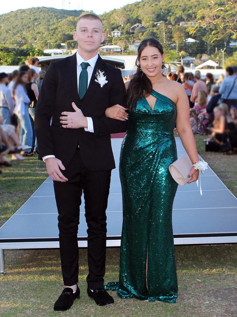 Caydence and Lochlin at the St Ursula's College Formal. Photo: Contributed