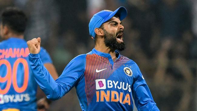 Virat Kohli is a passionate competitor on the cricket field. Picture: AFP