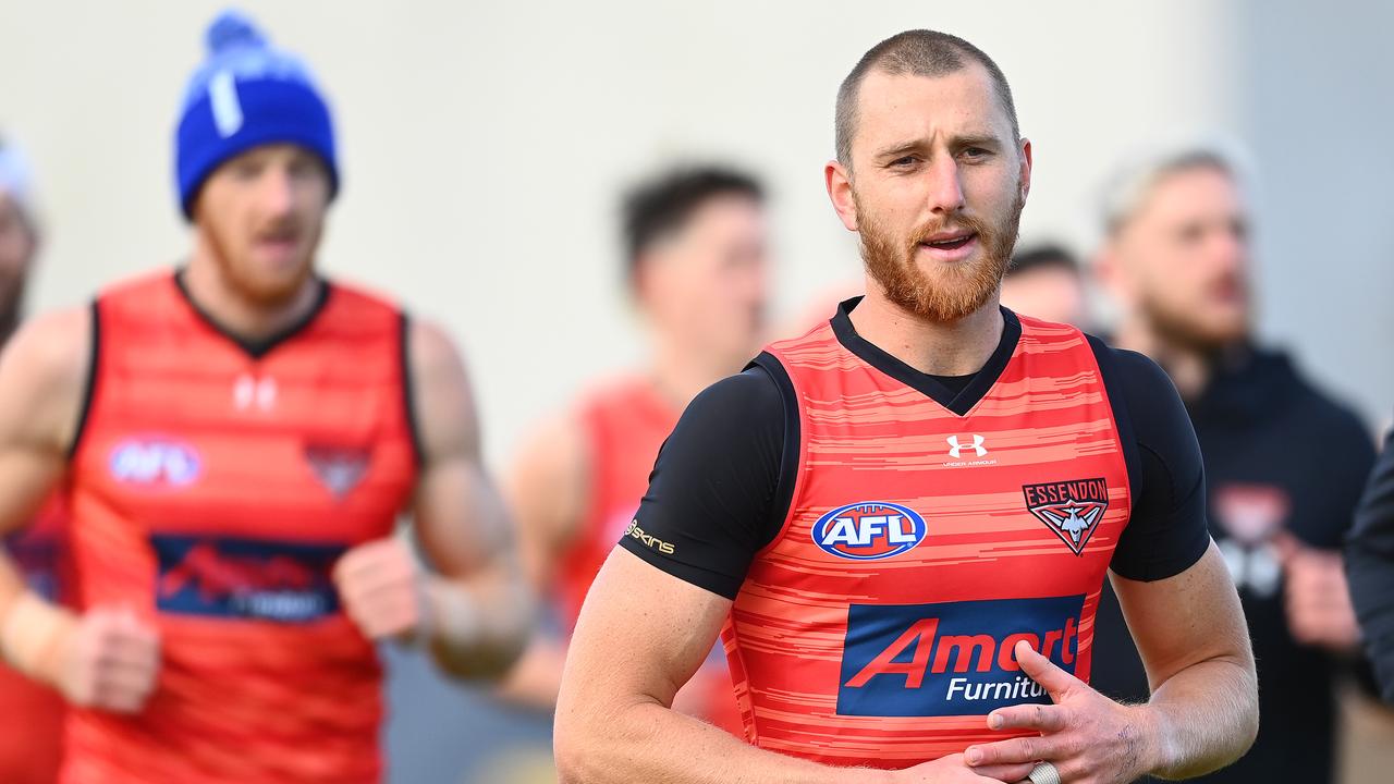 Essendon skipper Dyson Heppell fractured his ankle at training on Friday and will be forced to undergo surgery.