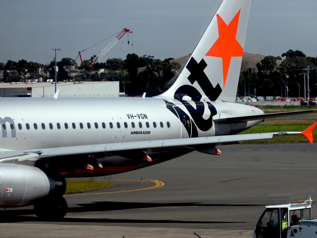 Jetstar apologised for the ordeal. Picture: NCA NewsWire / Nicholas Eagar