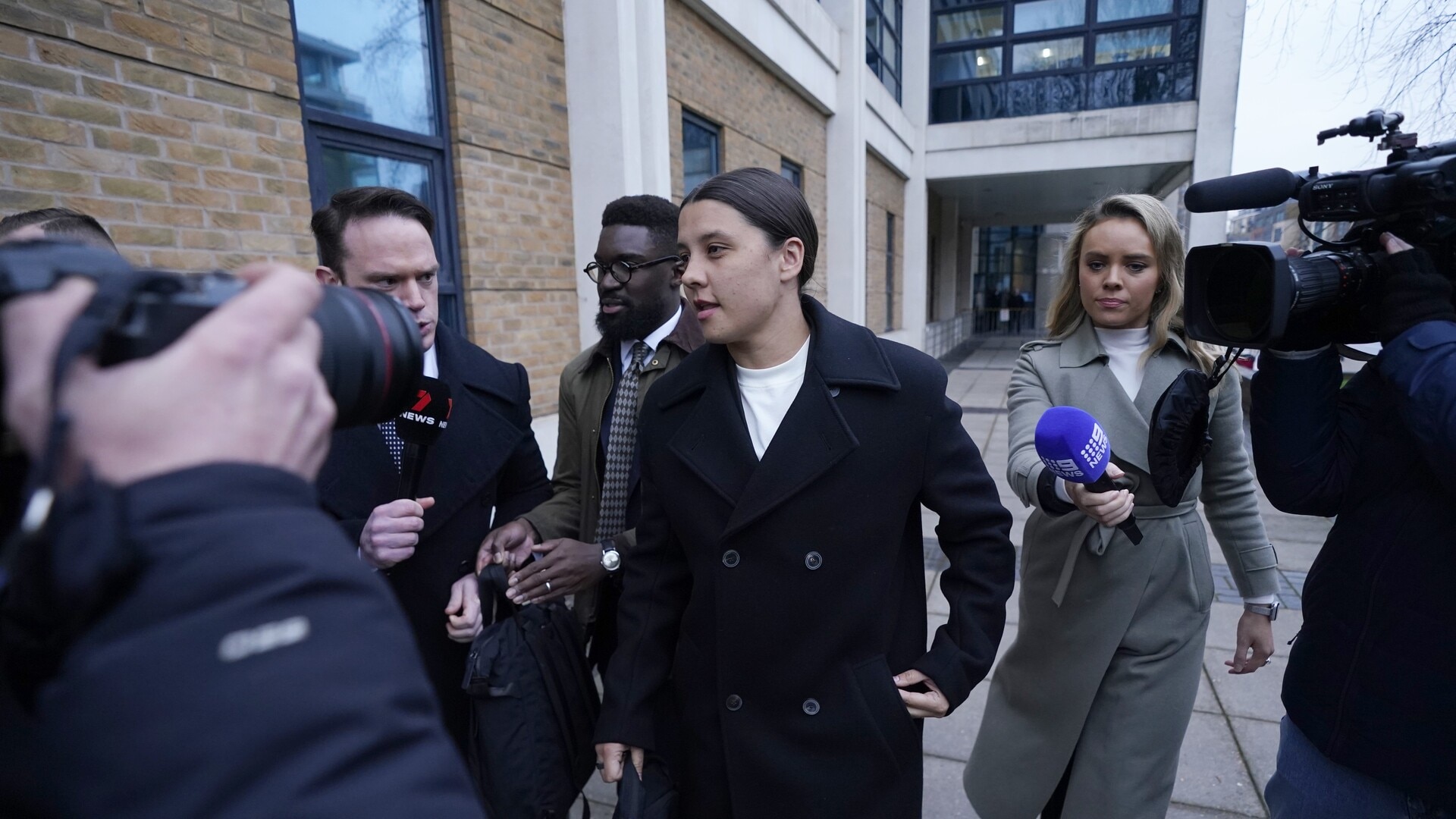 Sam Kerr appears in UK court for alleged harassment of police officer