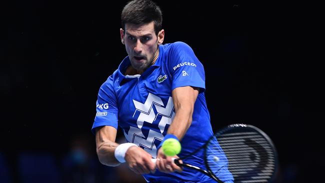 World No 1 Novak Djokovic will headline a smorgasboard of talent at Melbourne Park next month Picture: AFP