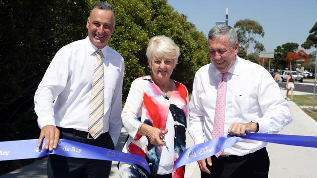 The opening of the new $2.25m upgraded area of the Bay Run in 2016. Picture: Craig Wilson