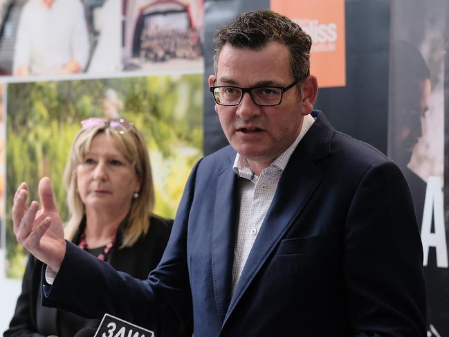 Victorian Premier Daniel Andrews did not respond well to the pandemic, Piers Akerman writes. Picture: NCA NewsWire/Luis Enrique Ascui