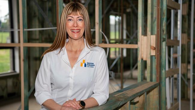 Master Builders Victoria chief executive Rebecca Casson says she’s ‘optimistic’ about Metricon’s future.