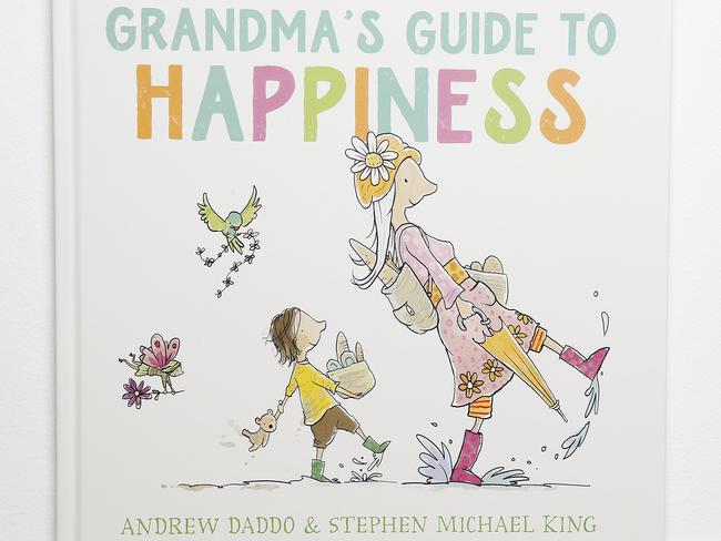 Daddo’s new book, Grandma's Guide to Happiness, illustrated by Stephen Michael King. Picture: John Appleyard