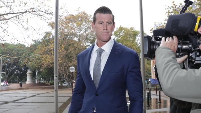 Ben Roberts-Smith arrives at the Federal Court in Sydney. Picture: Christian Gilles / NewsWire