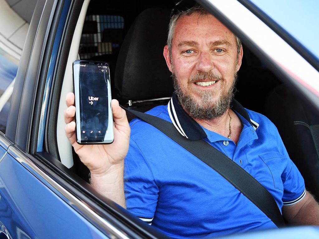 Hervey Bay Uber driver Scott Cabrie.