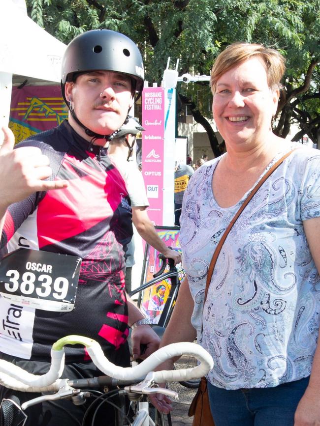 Thousands of cyclists took to the streets of the river city on Sunday for the Tour de Brisbane. \Photo: Grace Kessels.