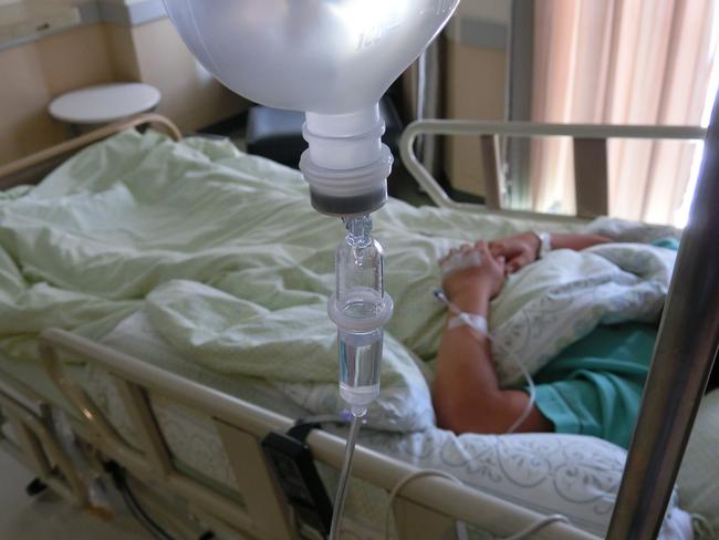 Generic stock image of a patient in a hospital bed. Picture: Getty