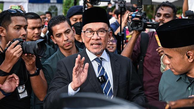 Anwar Ibrahim describes the situation in Gaza as ‘madness’. Picture: AFP