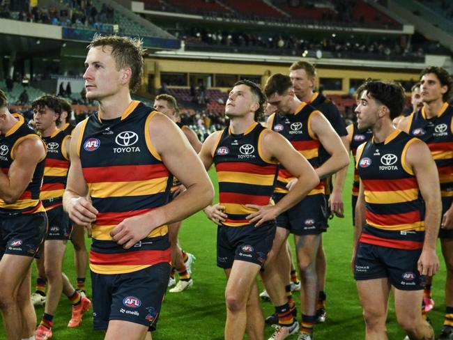 Times are tough at the Crows. (Photo by Mark Brake/Getty Images)