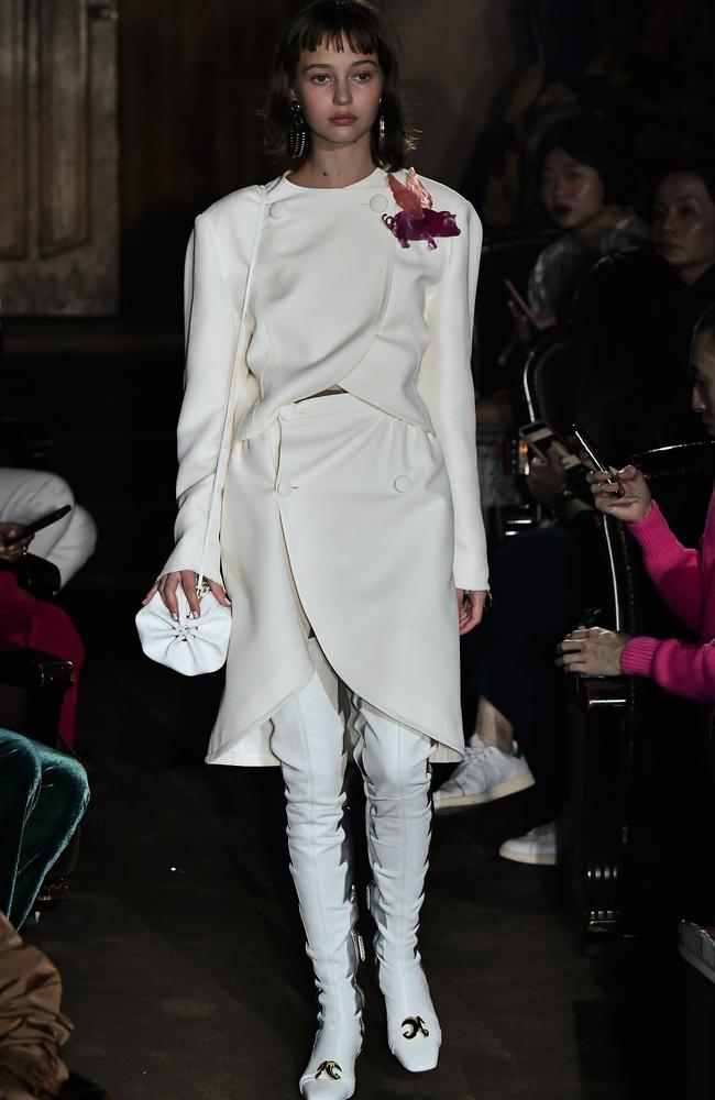 Gucci: Italian designer holds catwalk show at Paris fashion week, Nadia ...