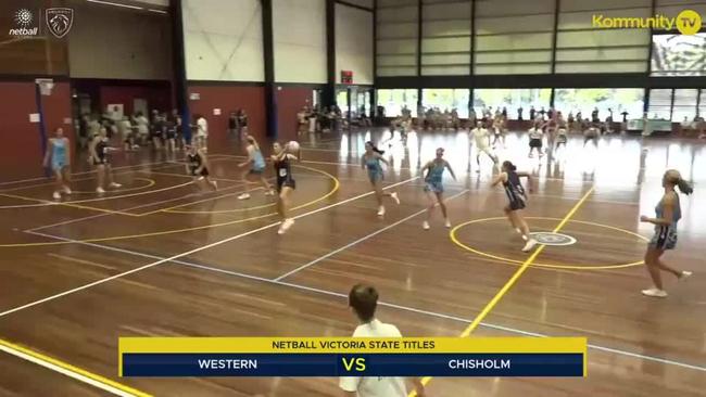 Replay: Western v Chisholm (17&U)—2025 Netball Victoria State Titles Day 2