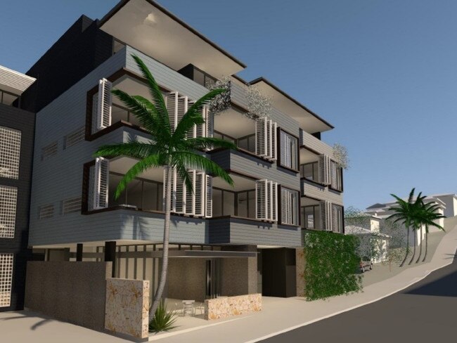 An artist's impression of the proposed 39-unit apartment block development at Collaroy. Picture; Supplied