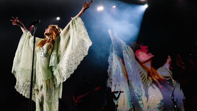 Florence Welch of Florence + The Machine performing at WOMADelaide in March. Picture: Jack Fenby, supplied