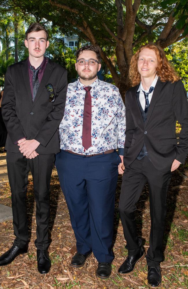 Daimon Kay, Nicholas Ward-Grodd and Rohan Hopewell. Picture: Michaela Harlow