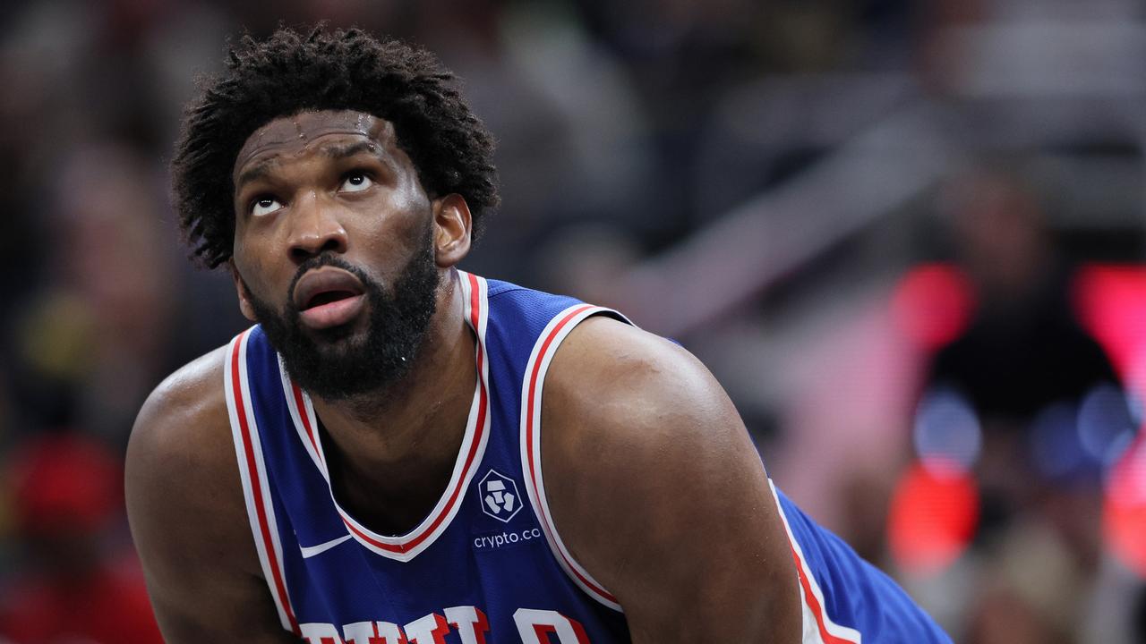 Joel Embiid may miss out on MVP. (Photo by Andy Lyons/Getty Images)