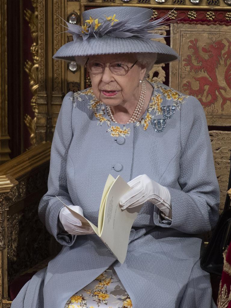 The Queen opened parliament on May 11, 2021. Picture: Eddie Mulholland – WPA Pool/Getty Images