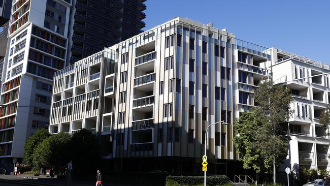 The Meriton Suites building in Zetland.