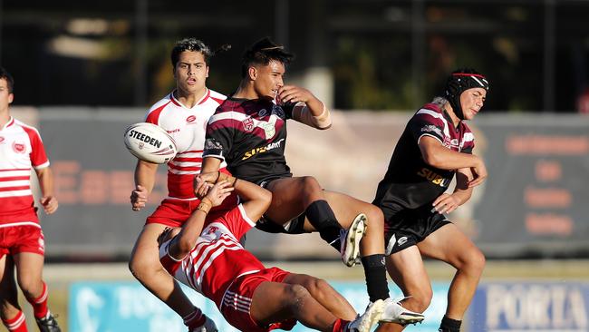 The Walters Cup Grand Final between Marsden State High and Palm Beach Currumbin State High. Picture: Josh Woning