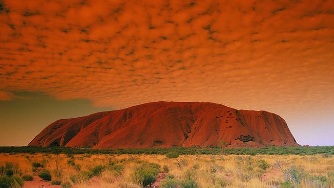 Uluru. Picture: Tourism Central Australia