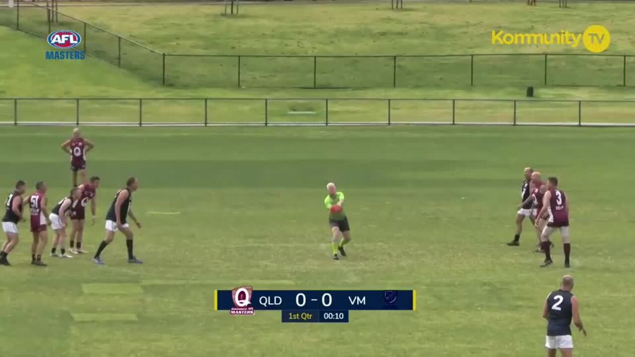 Replay: Queensland v Victoria Metro (Men 50s Div 1) – AFL Masters National Carnival Day 4