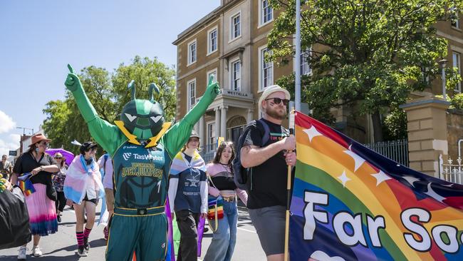 TAS Pride Parade. Picture: Caroline Tan