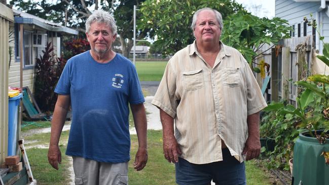 Beverley Brooker's brothers and Paul and Geoff Outerbridge.