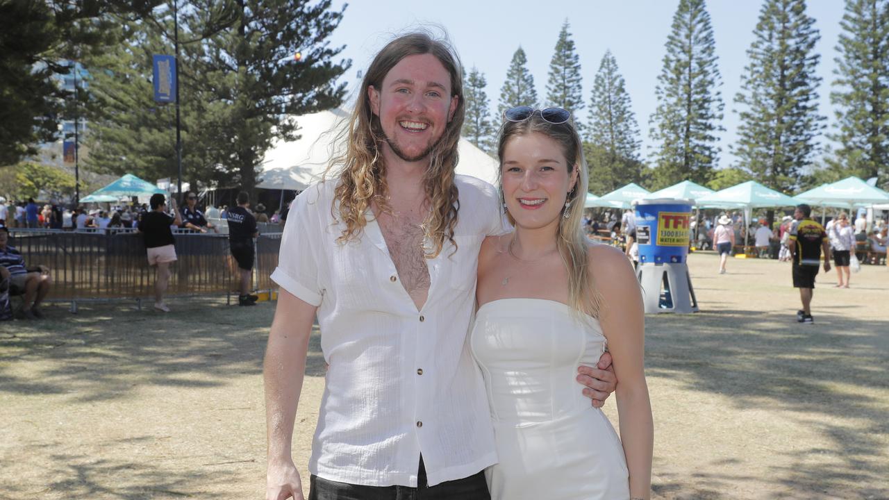 Ross Parker and Kaitlin Cole during the 10th Groundwater Country Music Festival. Picture: Regi Varghese