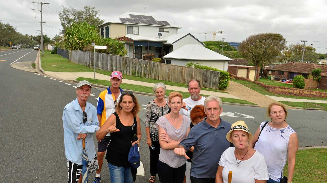 A small group of Buddina residents are somewhat agitated about a proposed apartment and shops. Picture: John McCutcheon