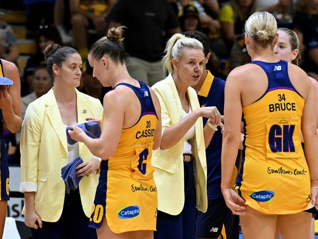 The installation of Belinda Reynolds as the Lightning’s head coach has proved a big difference to Courtney Bruce. Picture: Getty Images