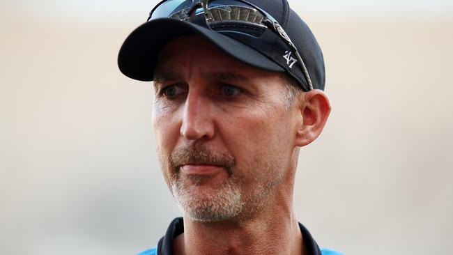 SACA’s quest to appoint Jason Gillespie as Redbacks coach has been delayed by a COVID-19 hiring freeze and cost reductions. Picture: Gary Day