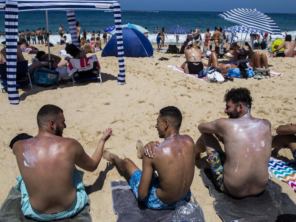 A startling number of Australians forgo sun protection if it’s cloudy outside. Picture: NewsWire / Jenny Evans