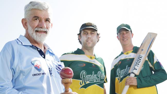 Randwick Petersham umpire Denis Hinds is a club legend, with the life member having taken over 1000 wickets and developed dozens of cricketers in the Metro Cup competition. Picture: Danny Aarons.